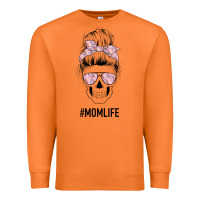 Carrot Pink Flower Mom Skull Premium Sweatshirt - Bettercallsaul