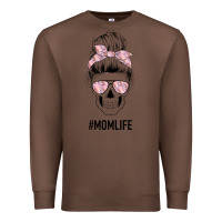 Chestnut Pink Flower Mom Skull Premium Sweatshirt - Bettercallsaul