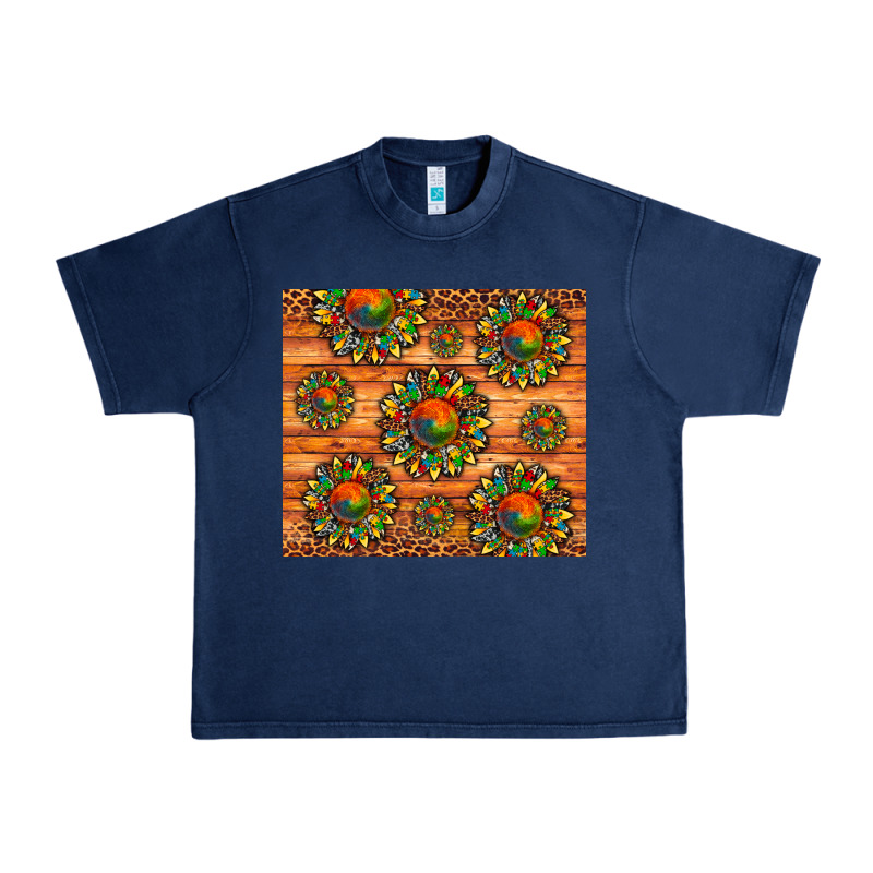 Autism Awareness Cowhide Leopard Sunflower Urban Heavy Tee by Artiststas | Teevron