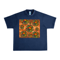 Navy autism awareness cowhide leopard sunflower Urban Heavy Tee - Artiststas