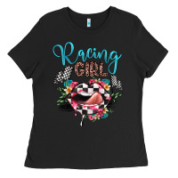 Black racing girl Ladies Tee - JahusDesignShop