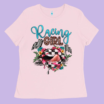 Racing Girl Ladies Tee Designed By Jahusdesignshop