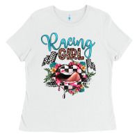 White racing girl Ladies Tee - JahusDesignShop