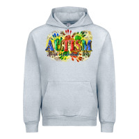 Heather Grey Autism accept understand love Urban Hoodie - CowGirlArtShop