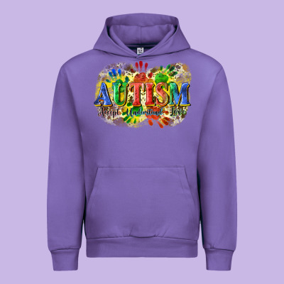 Autism Accept Understand Love Urban Hoodie Designed By Cowgirlartshop
