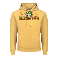 Vintage Mustard Christmas feeling jolly cow Vintage Hoodie - Artiststas