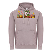 Vintage Zinc Christmas feeling jolly cow Vintage Hoodie - Artiststas