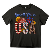 Asphalt small town usa Heavy Core Tee - Zillion Design Studio