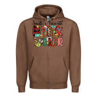 Chestnut santa s favorite bank teller Zipper Hoodie - MaliasSmallBusiness