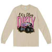 Mushroom let's play dirty Long Sleeve Tee - MaliasSmallBusiness