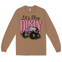 Toasted Coconut let's play dirty Long Sleeve Tee - MaliasSmallBusiness