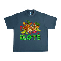 Midnight Navy Elote corn sombrero lime and  cactus Urban Heavy Tee - AdoDesignShop