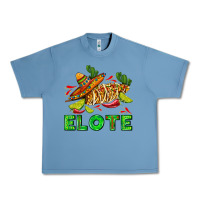 Pebble Blue Elote corn sombrero lime and  cactus Urban Heavy Tee - AdoDesignShop