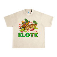 Sandshell Elote corn sombrero lime and  cactus Urban Heavy Tee - AdoDesignShop