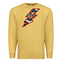 Antique Gold Western Aztec Pattern Lightning Premium Sweatshirt - Bettercallsaul