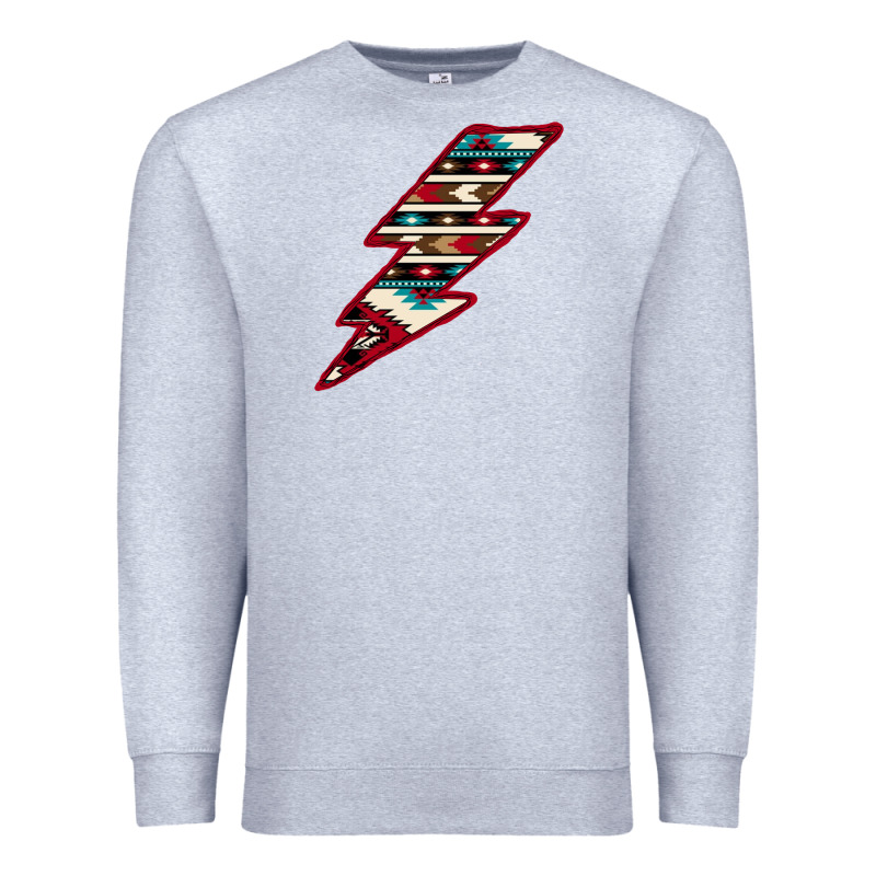 Western Aztec Pattern Lightning Premium Sweatshirt by Bettercallsaul | Teevron