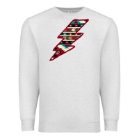 Oatmeal Heather Western Aztec Pattern Lightning Premium Sweatshirt - Bettercallsaul