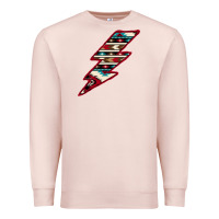 Pale Pink Western Aztec Pattern Lightning Premium Sweatshirt - Bettercallsaul
