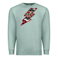 Seafoam Western Aztec Pattern Lightning Premium Sweatshirt - Bettercallsaul