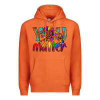 Carrot LGBTQ+ you matter with leopard Premium Hoodie - NancyCooperArtShop