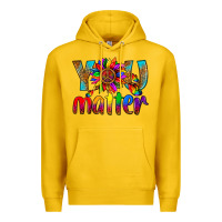 Lemon LGBTQ+ you matter with leopard Premium Hoodie - NancyCooperArtShop