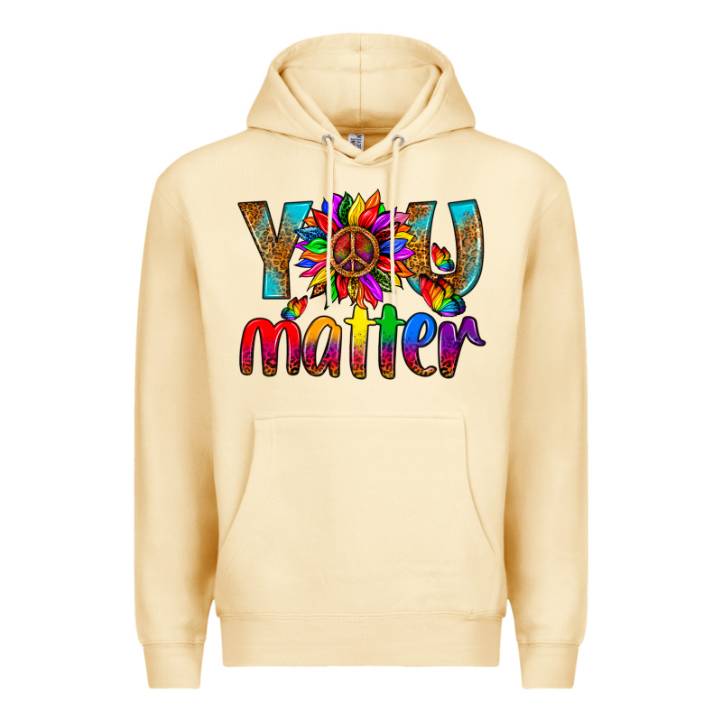 Lgbtq+ You Matter With Leopard Premium Hoodie by NancyCooperArtShop | Teevron