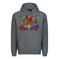 Rock LGBTQ+ you matter with leopard Premium Hoodie - NancyCooperArtShop