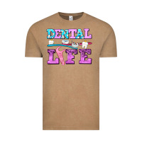 Vintage Coffee dental life with teeth Vintage Tee - AdoDesignShop