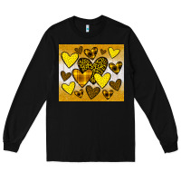 Black yellow hearts Long Sleeve Tee - JahusDesignShop