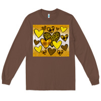 Chestnut yellow hearts Long Sleeve Tee - JahusDesignShop