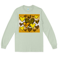 Matcha yellow hearts Long Sleeve Tee - JahusDesignShop