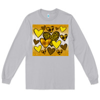 Moon Dust yellow hearts Long Sleeve Tee - JahusDesignShop
