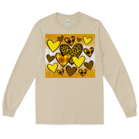 Mushroom yellow hearts Long Sleeve Tee - JahusDesignShop
