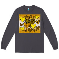 Smoke yellow hearts Long Sleeve Tee - JahusDesignShop
