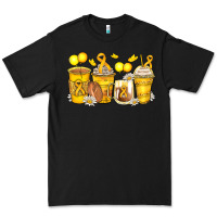 Black childhood cancer coffee cups Premium Tee - Zillion Design Studio