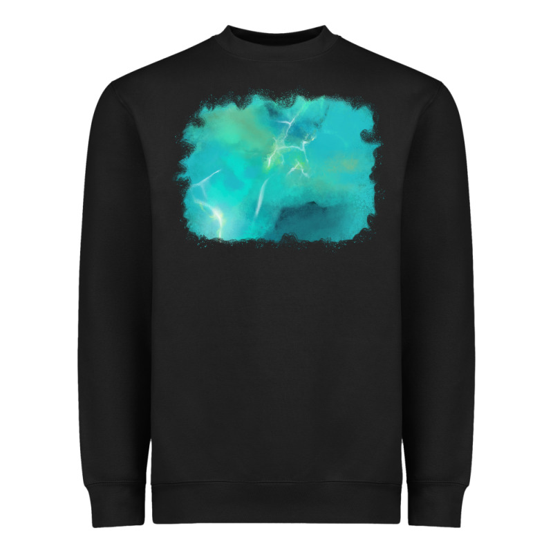 Turquoise Background Heavyweight Sweatshirt by AdoDesignShop | Teevron