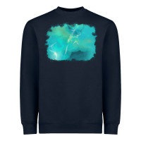 Navy turquoise background Heavyweight Sweatshirt - AdoDesignShop