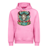 Mom Bull Skull Mother's Day Urban Hoodie | Teevron