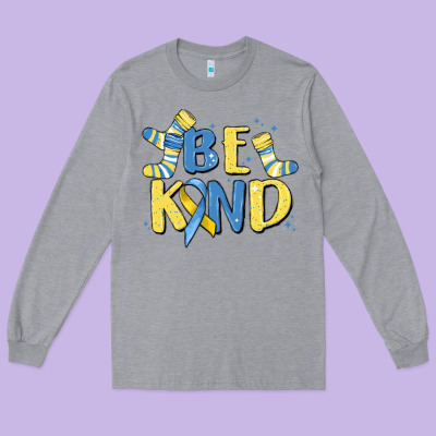 Be Kind Long Sleeve Tee Designed By Maliassmallbusiness
