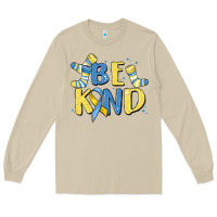 Mushroom be kind Long Sleeve Tee - MaliasSmallBusiness