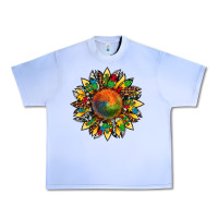 Grape Ice autism awareness cowhide leopard sunflower Urban Heavy Tee - Artiststas