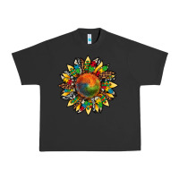 Pigment Black autism awareness cowhide leopard sunflower Urban Heavy Tee - Artiststas