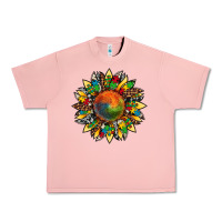 Salmon autism awareness cowhide leopard sunflower Urban Heavy Tee - Artiststas