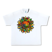 White autism awareness cowhide leopard sunflower Urban Heavy Tee - Artiststas