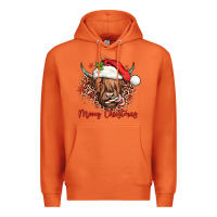 Carrot mooey christmas cow Premium Hoodie - JahusDesignShop
