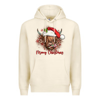 Tofu mooey christmas cow Premium Hoodie - JahusDesignShop