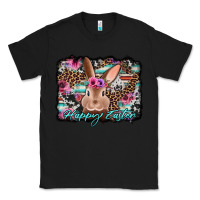 Black happy easter bunny western background Classic Tee - Jasminsmagicworld