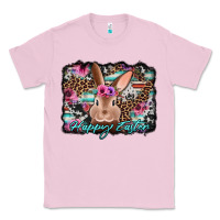 Bubblegum Pink happy easter bunny western background Classic Tee - Jasminsmagicworld