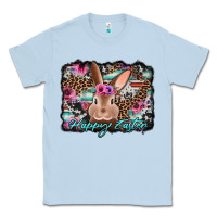 Dusty Blue happy easter bunny western background Classic Tee - Jasminsmagicworld
