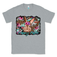 Heather Grey happy easter bunny western background Classic Tee - Jasminsmagicworld